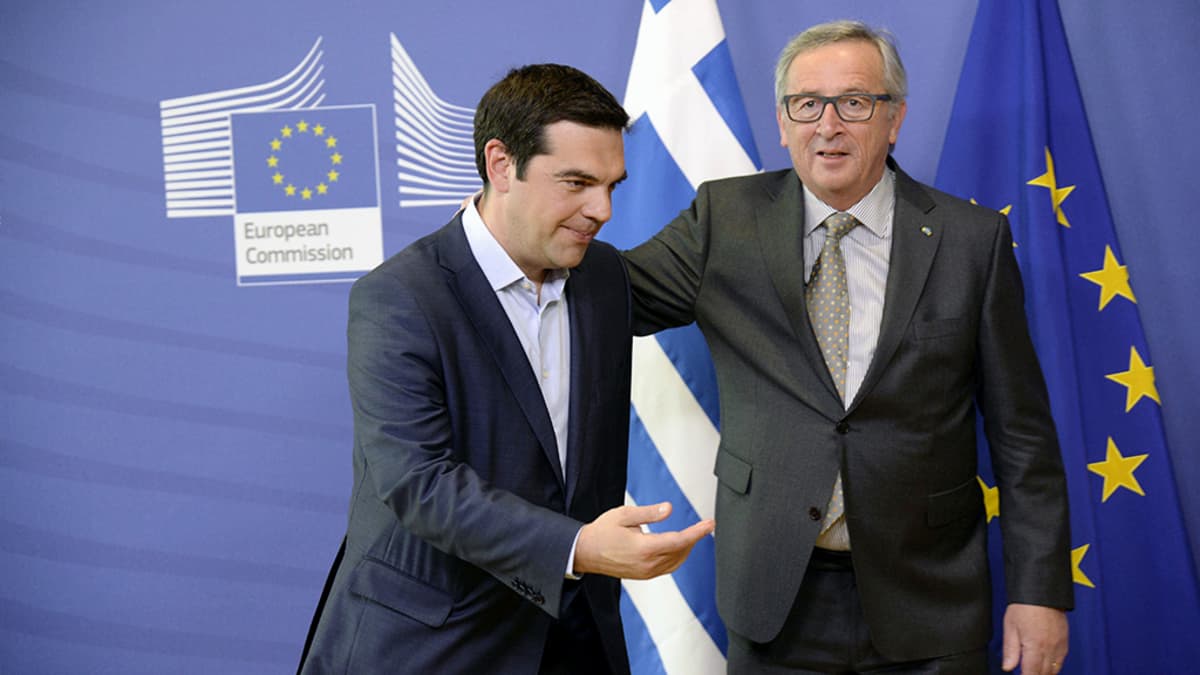 Alexis Tsipras ja Jean-Claude Juncker