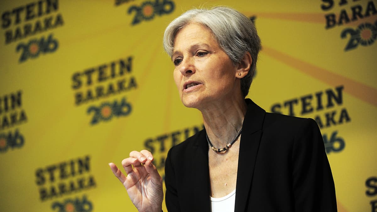 Yhdysvaltain vihreän puolueen presidenttiehdokas Jill Stein.
