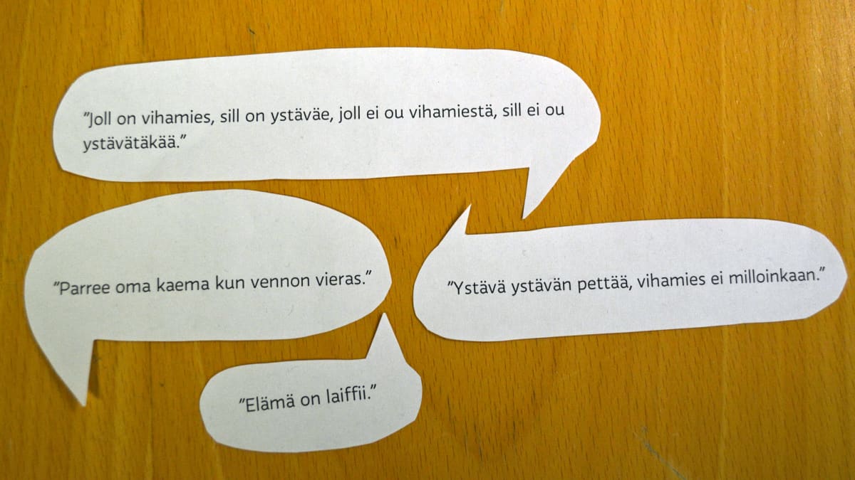 Pida Ystavat Lahella Mutta Viholliset Lahempana Mika Saa Sananlaskun Elamaan Vuosisatoja Yle Uutiset Yle Fi