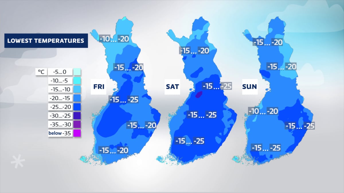 Winter's coldest weather may arrive this weekend | News | Yle Uutiset