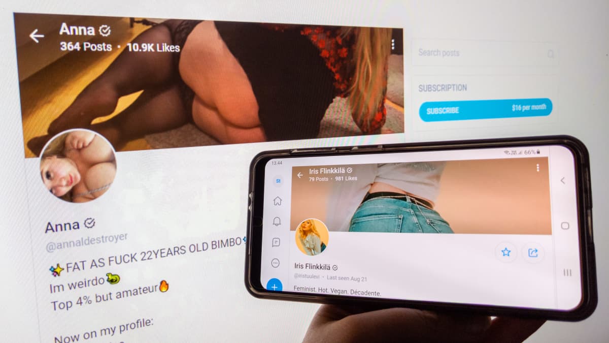 Seksityöläinen Anna Roininen kauhistui, kun oli menettää elantonsa Onlyfansin pornokiellon takia vaimo 1200x675 kuva Seksityöläinen Anna Roininen kauhistui, kun oli menettää elantonsa Onlyfansin pornokiellon takia