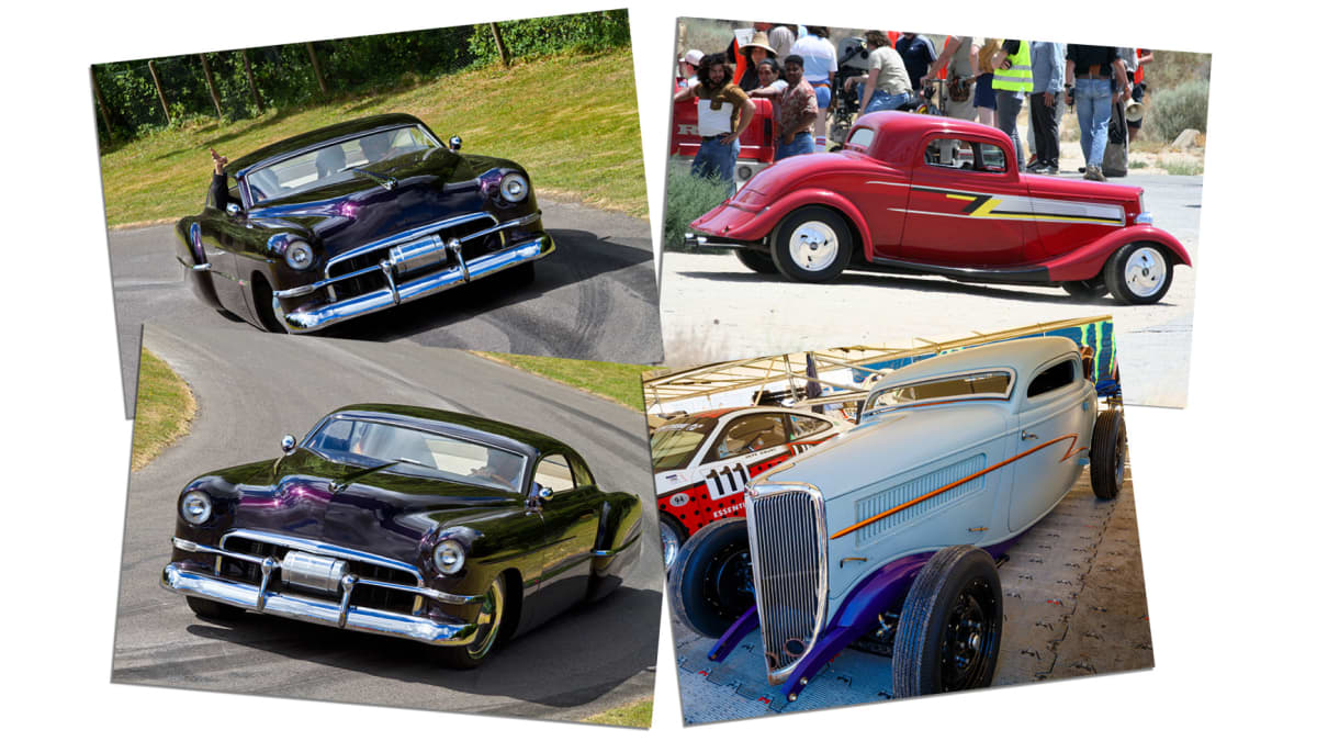 Billy Gibbonsin autokokoelman kulmakivet: Punainen Ford -33 "Eliminator", Cadillac -48 "CadZZilla ja Ford -34 "Whiskey Runner".