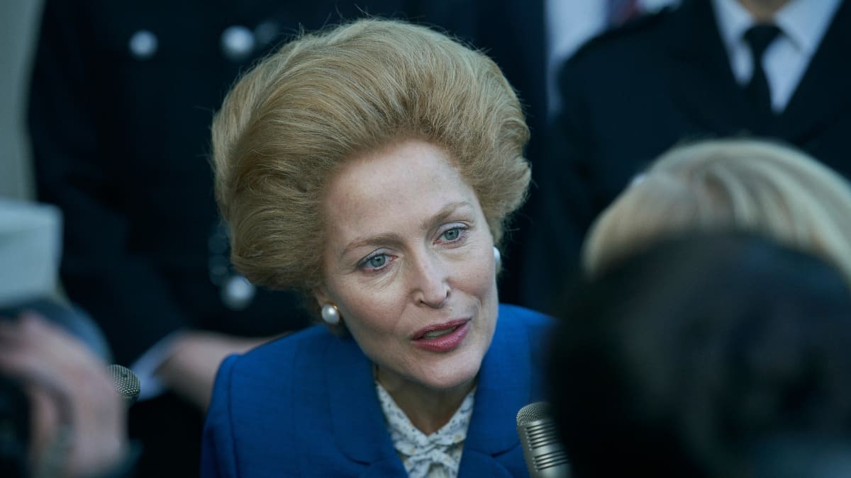 Gillian Anderson Margaret Thatcherin roolissa.