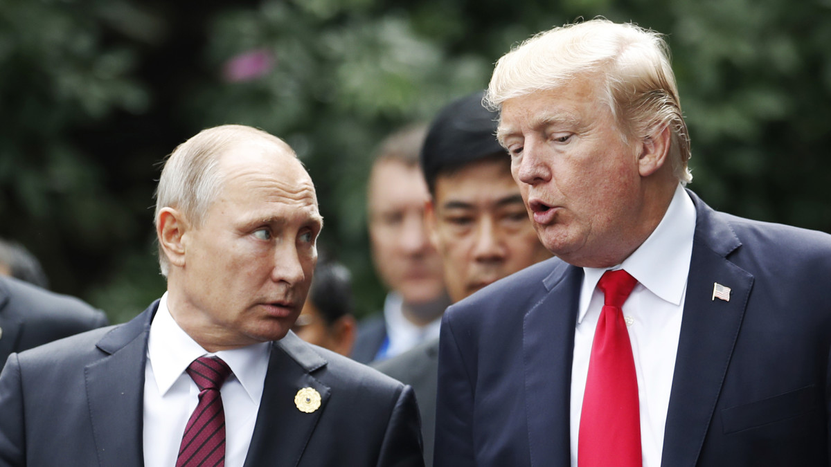 Vladimir Putin ja Donald J. Trump.