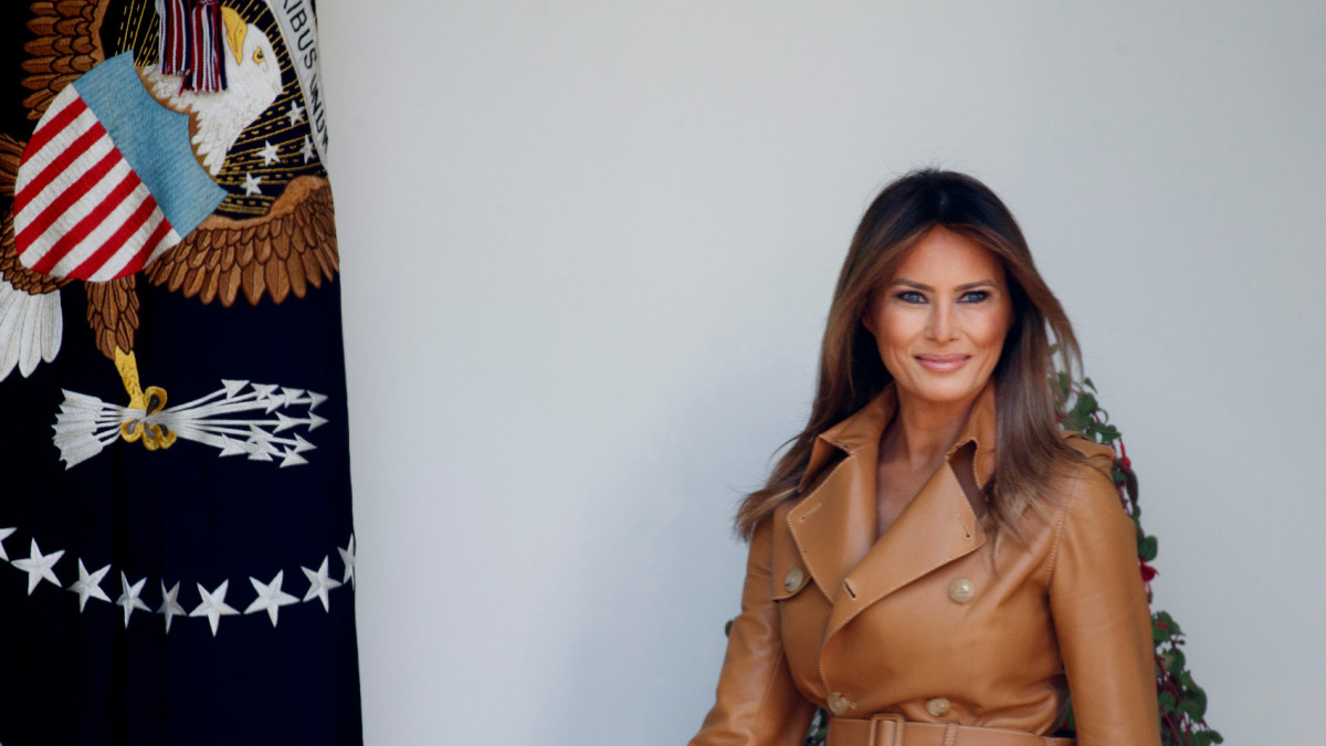 Melania Trump kertoo tavoitteistaan presidentin puolisona.