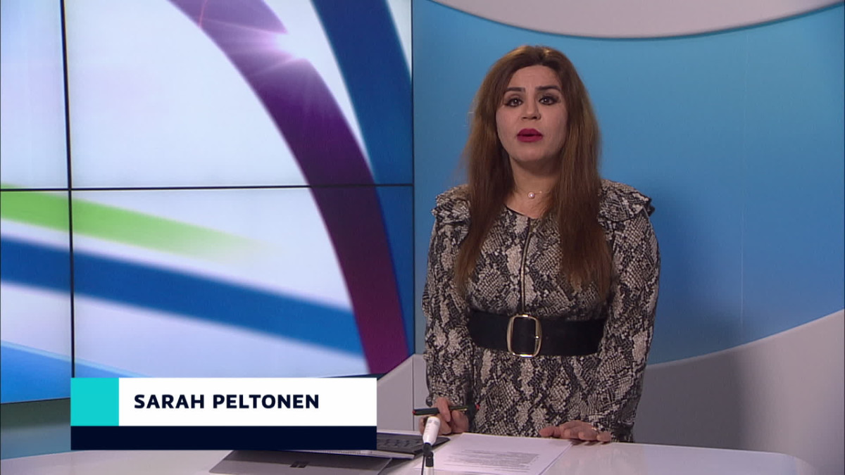 Sarah Peltonen uutistenlukija