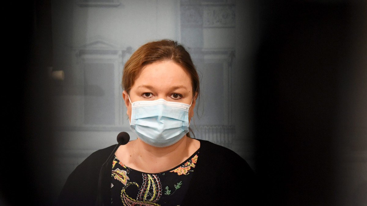 Perhe- ja peruspalveluministeri Krista Kiuru.