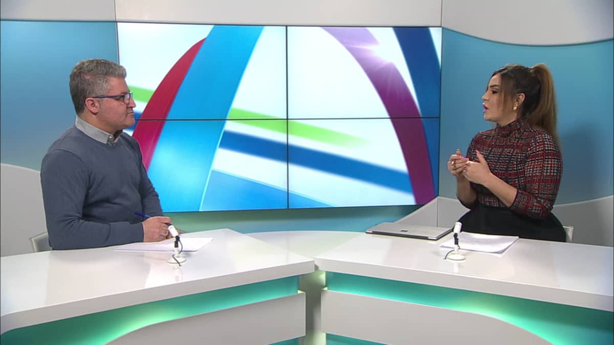 Samran Khezri ja Sarah Peltonen