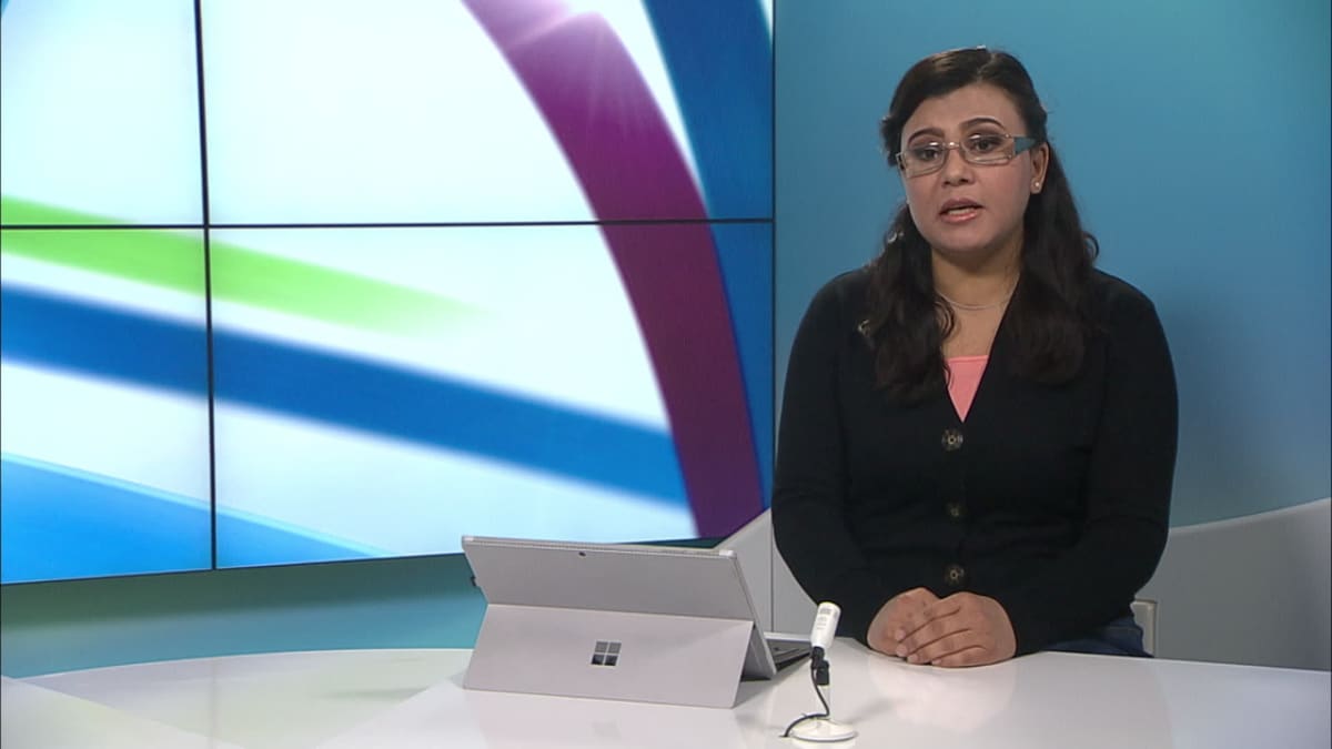 uutistenlukija Zahra Dehqanzada