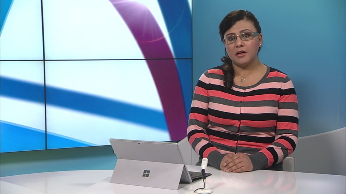 uutistenlukija Zahra Dehqanzada