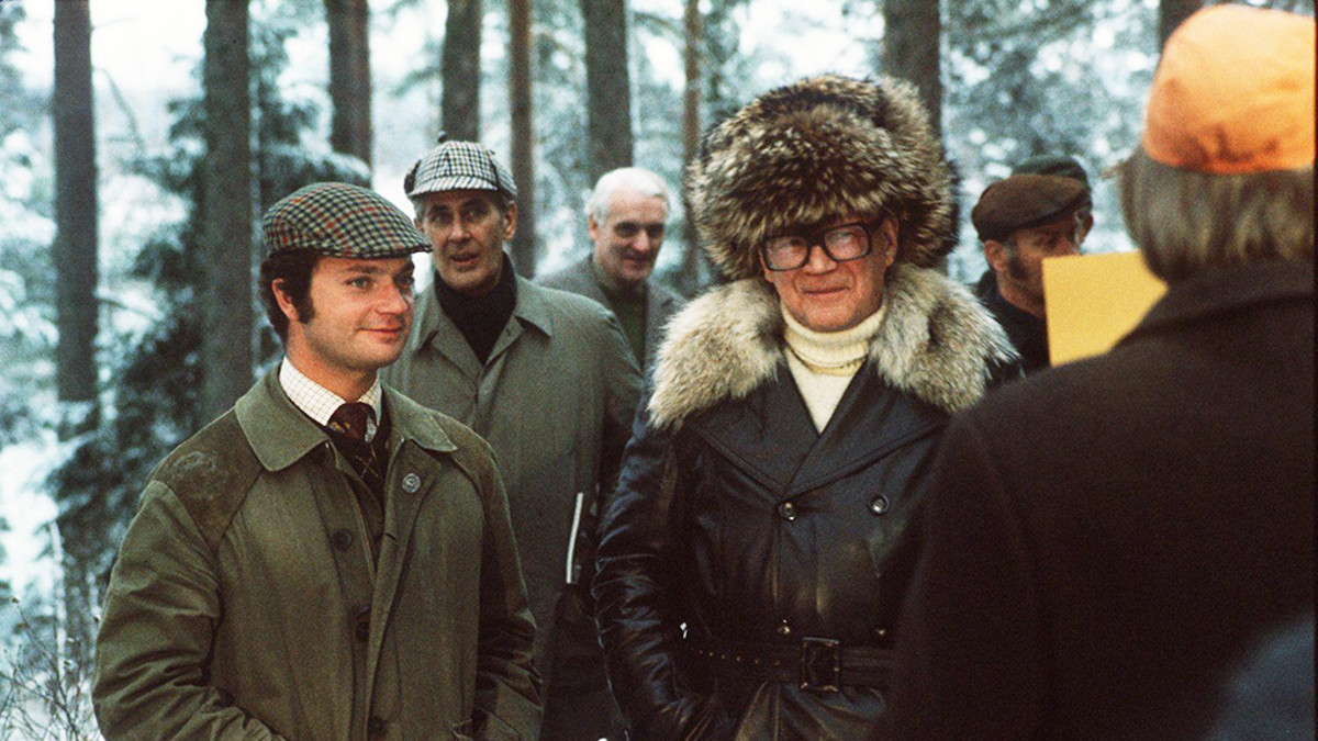 Kaarle Kustaa ja Kekkonen vuonna 1975.
