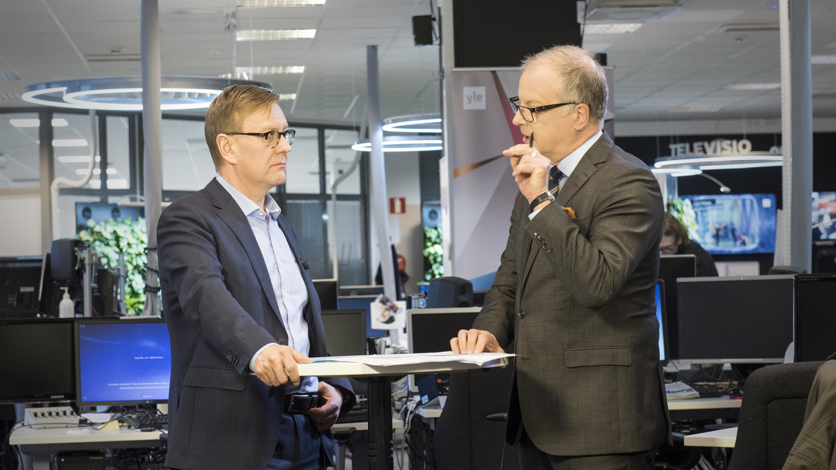 Atte Jääskeläinen ja Matti Rönkä.