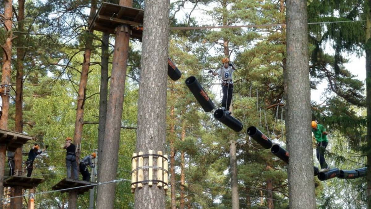 Seikkailupuistot yleistyvät vihdoin Suomessakin – vakavilta tapaturmilta on  vältytty | Yle Uutiset