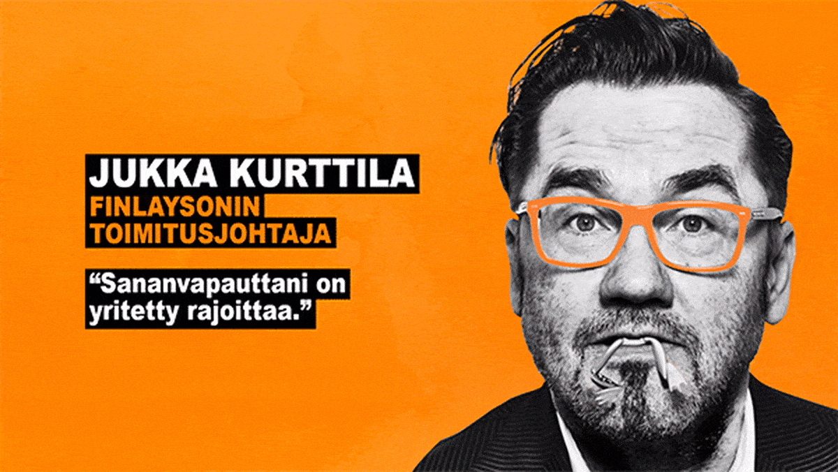 Jukka Kurttila keskustelee sananvapaudesta Yle Forumissa torstaina suorassa erikoislähetyksessä.