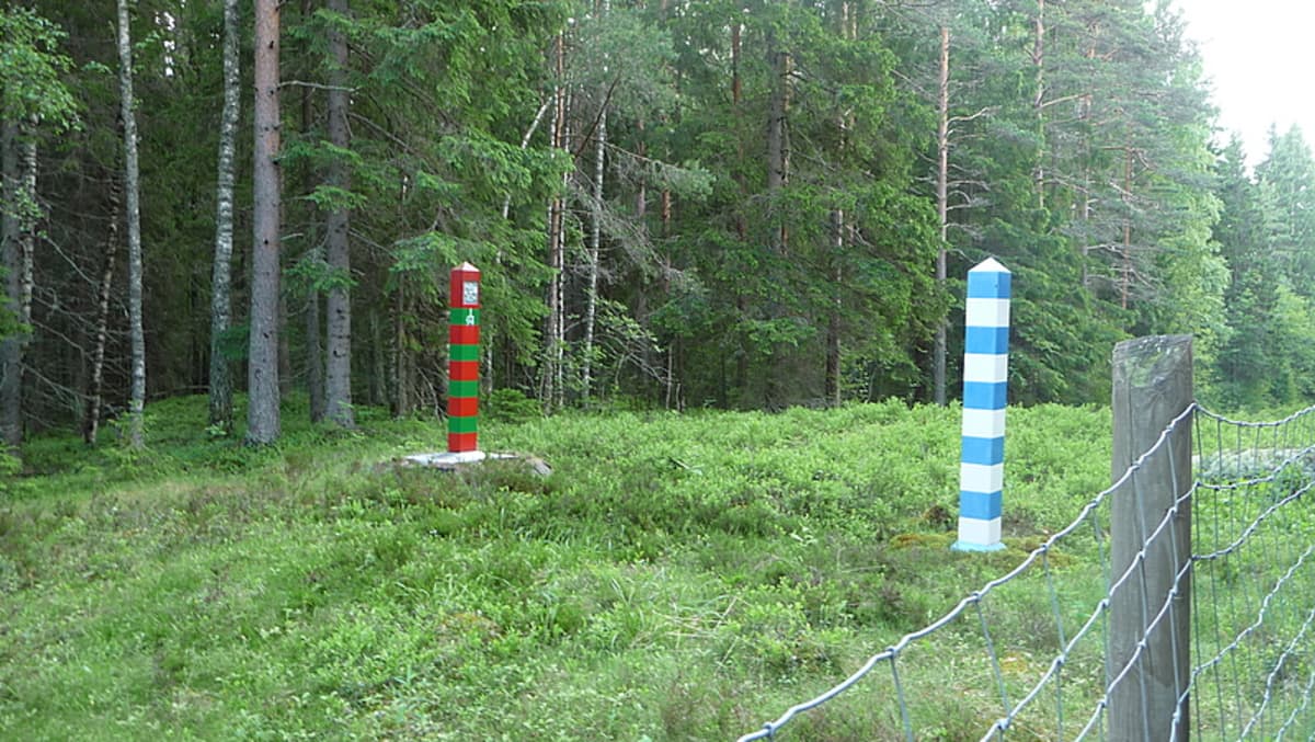 Suomen ja Venäjän raja.