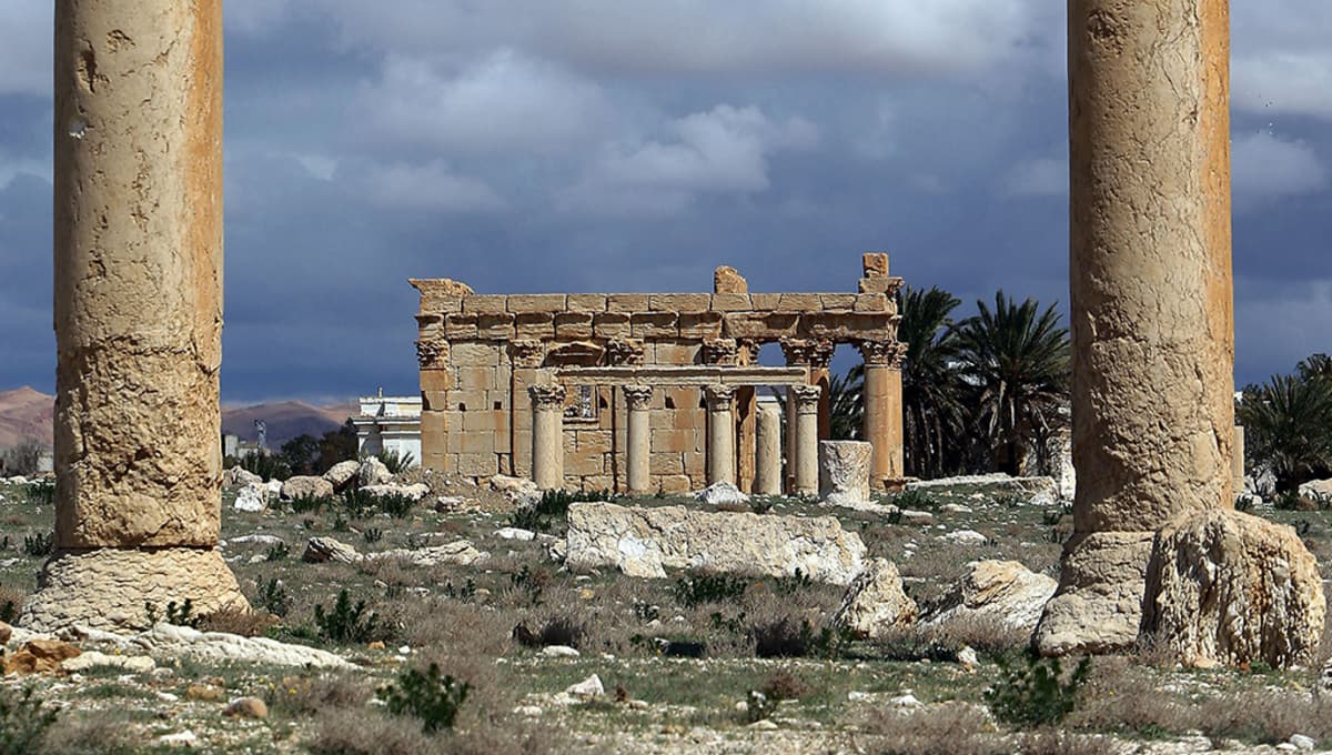 Baalshaminin temppeli Palmyran historiallisessa kaupungissa.