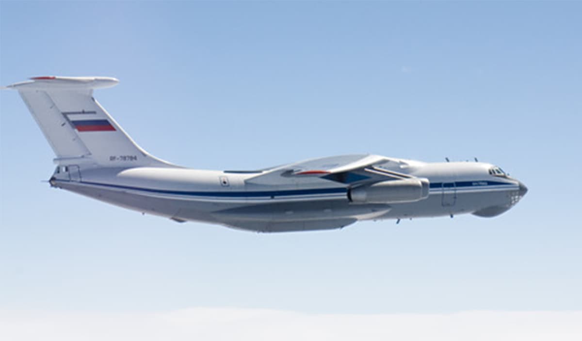 Venäjän ilmavoimien IL-76 kuljetuskone