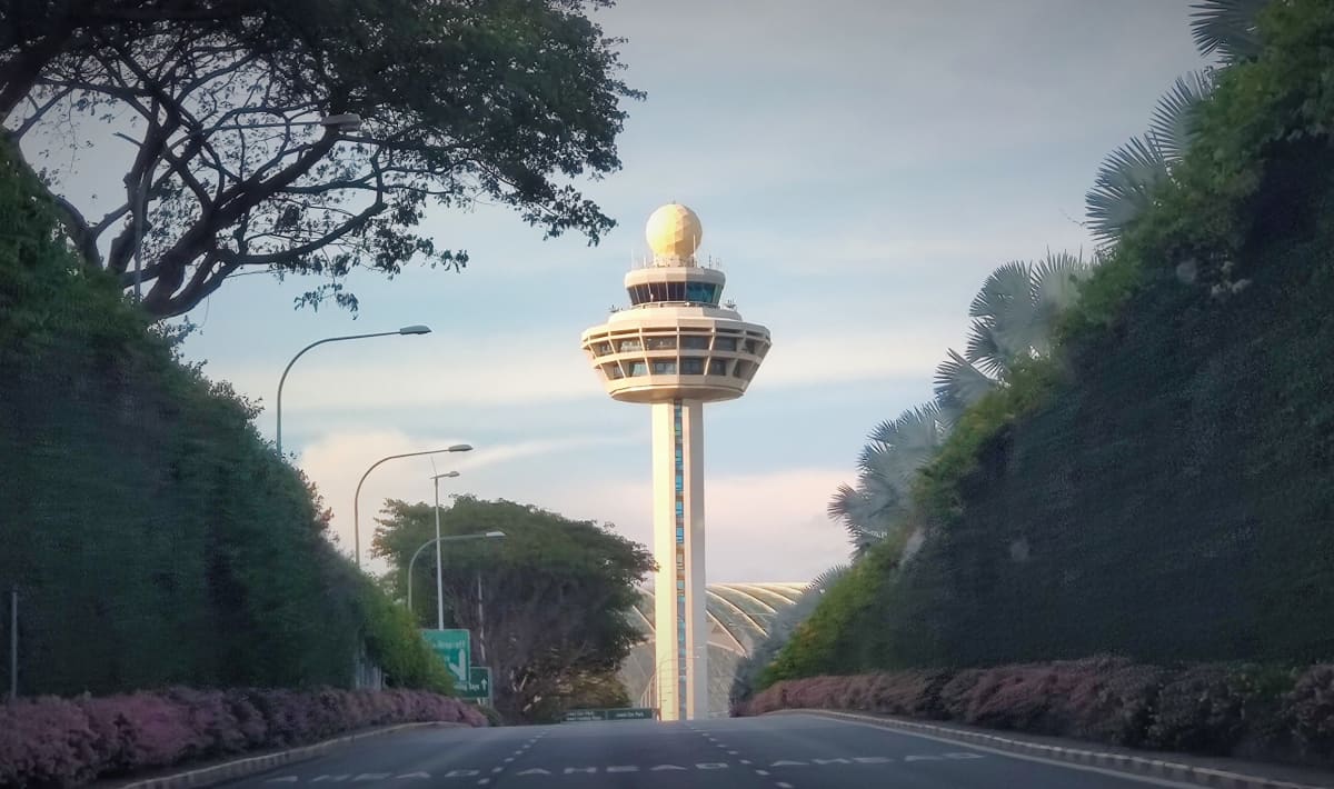 Singaporen Changin lentoaseman lennonjohtotorni