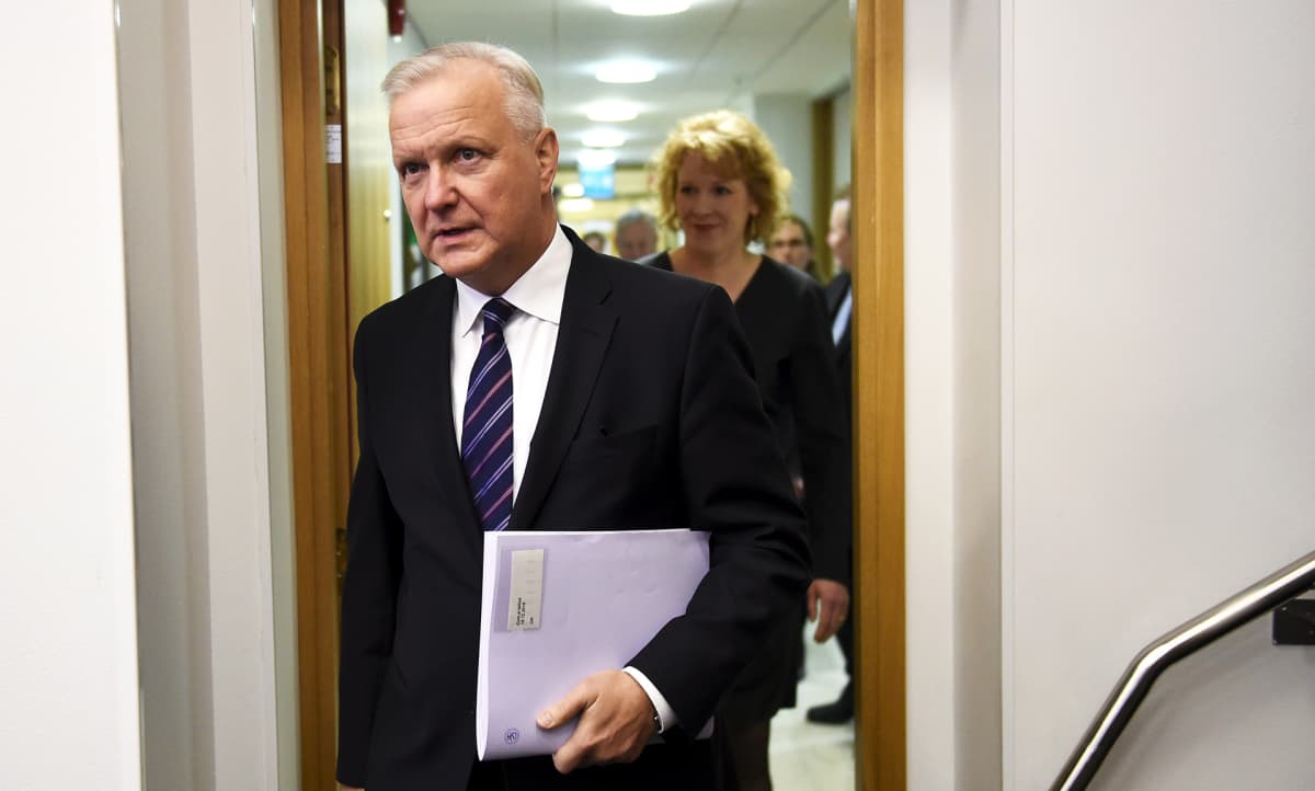 Suomen Pankin pääjohtaja Olli Rehn