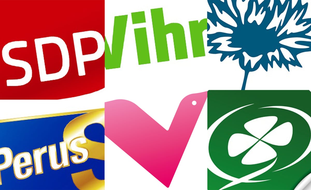 puolueiden logoja