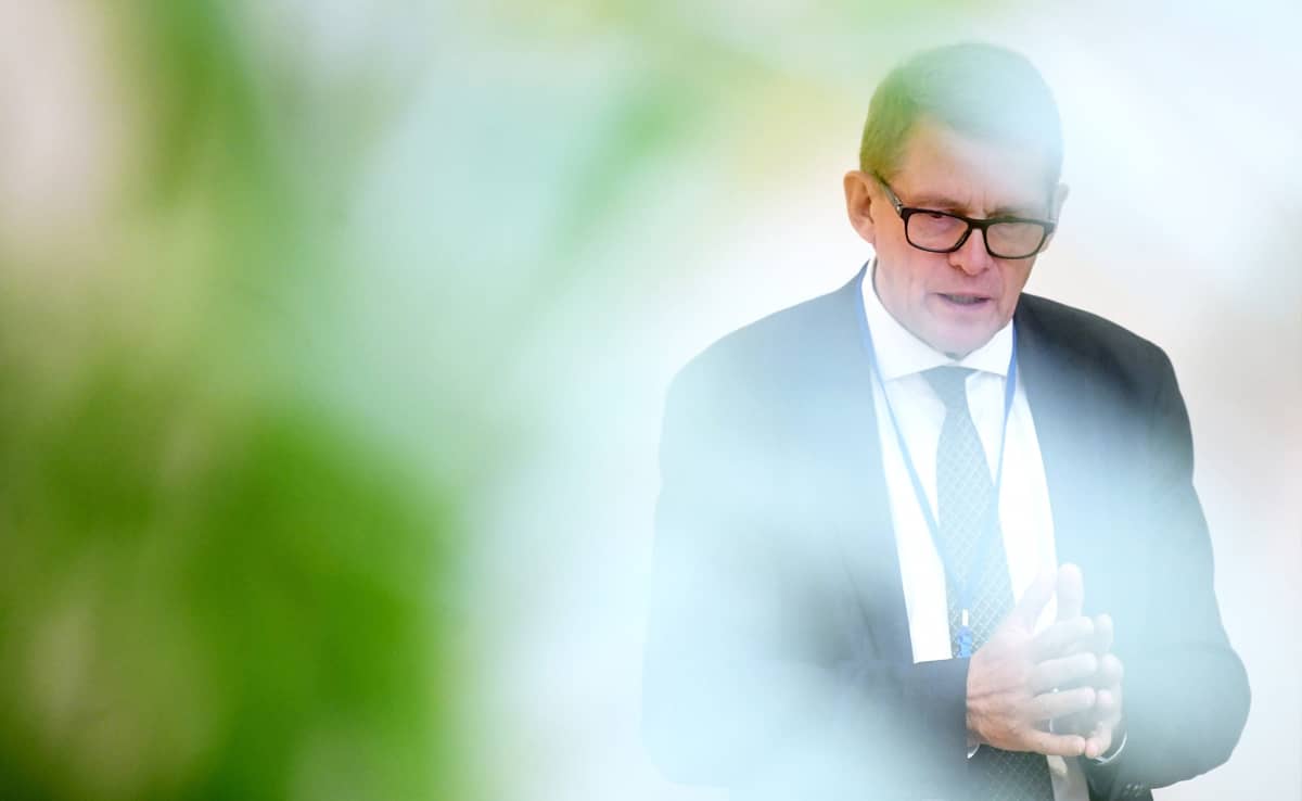 Valtiovarainministeri Matti Vanhanen Taloustoimittajien vieraana Helsingissä 4. syyskuuta.