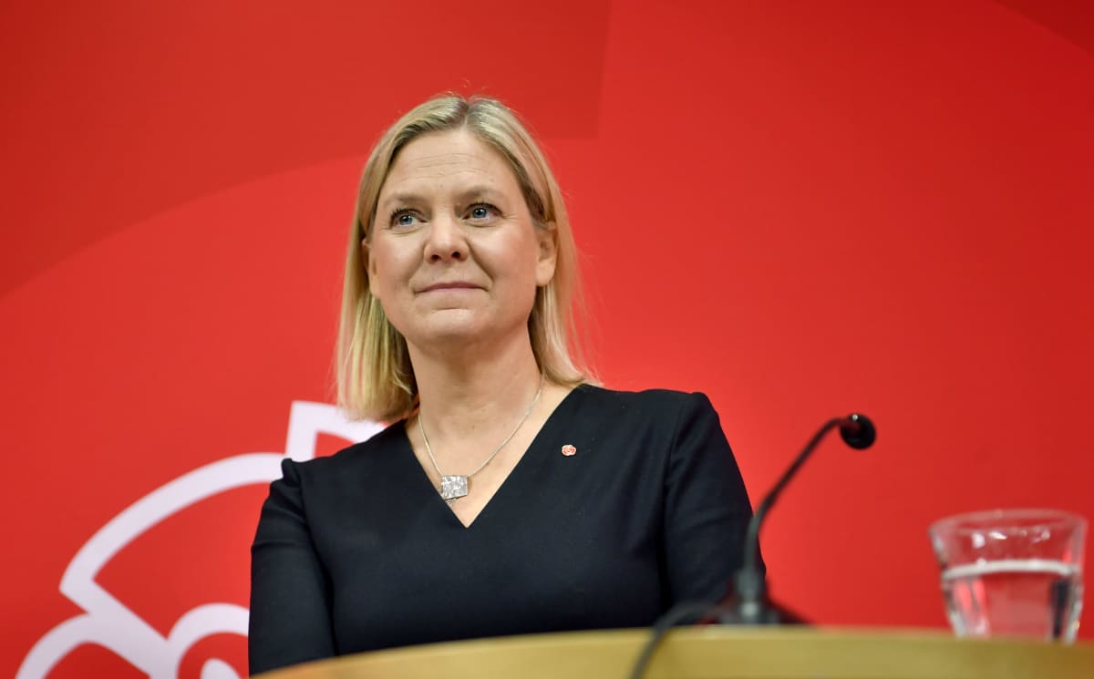 Ruotsin valtiovarainministeri Magdalena Andersson