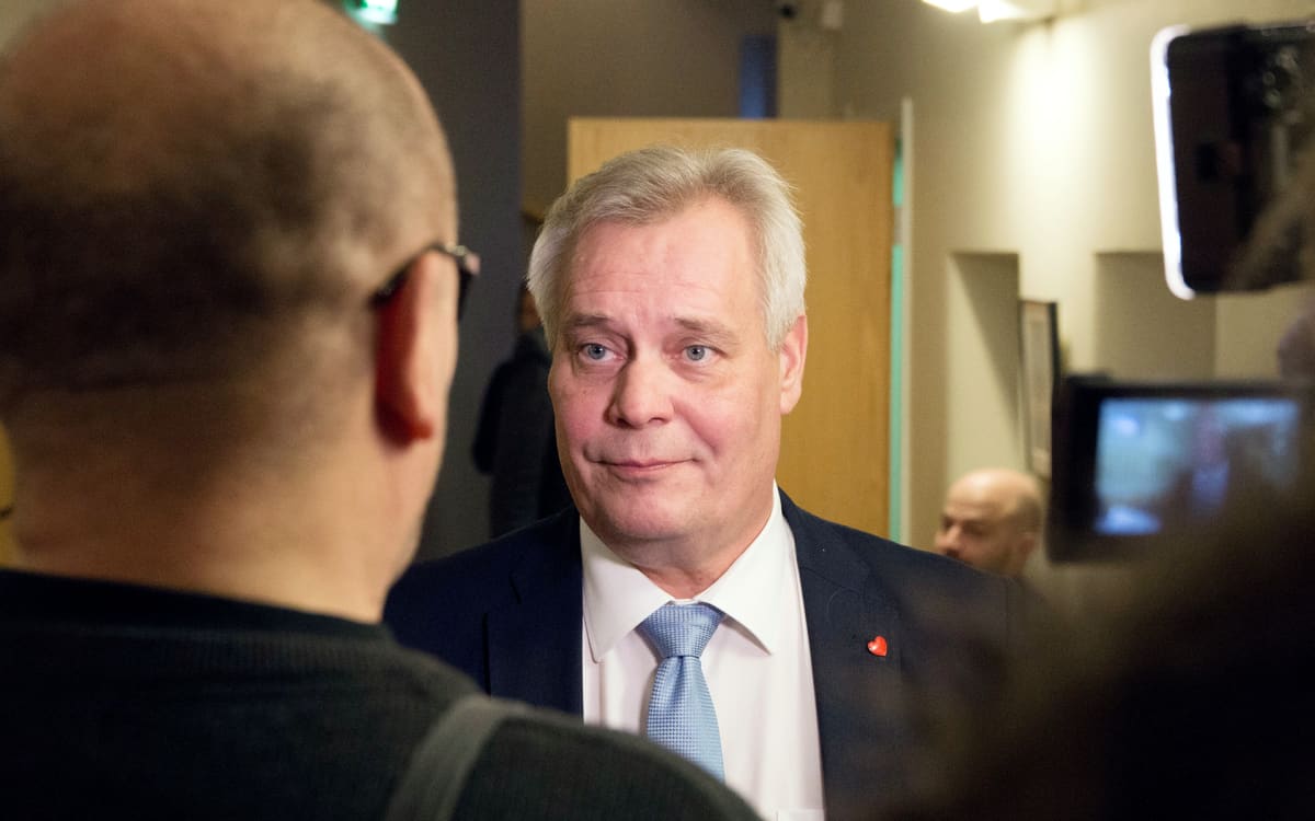 Antti Rinne Lapin käräjäoikeudessa 19. marraskuuta.