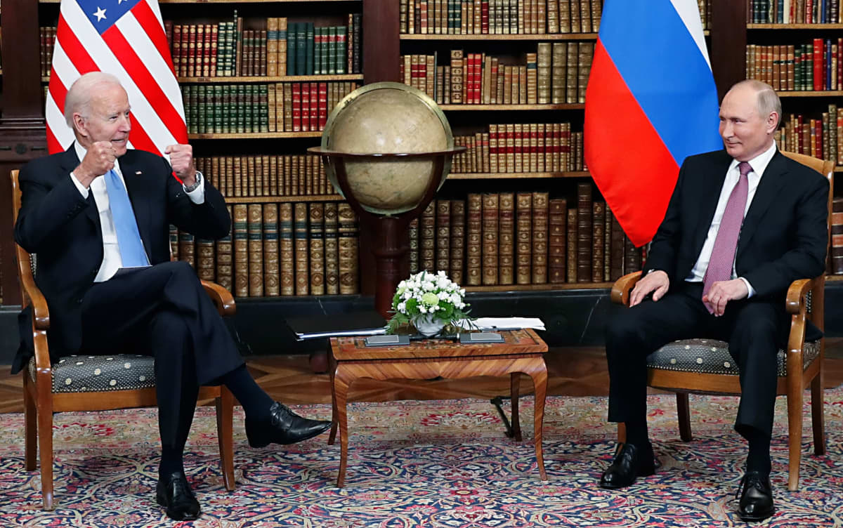 Presidentit Biden ja Putin tapaaminen kesäkuussa.