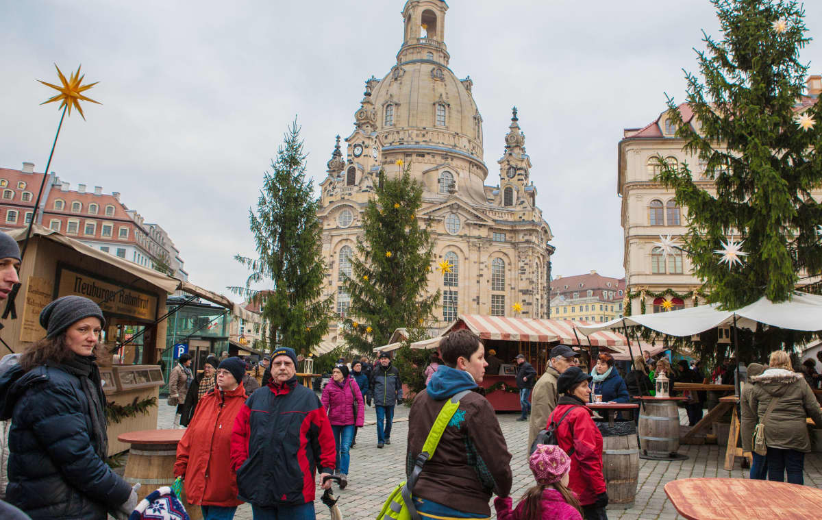 Dresdenin joulumarkkinat.