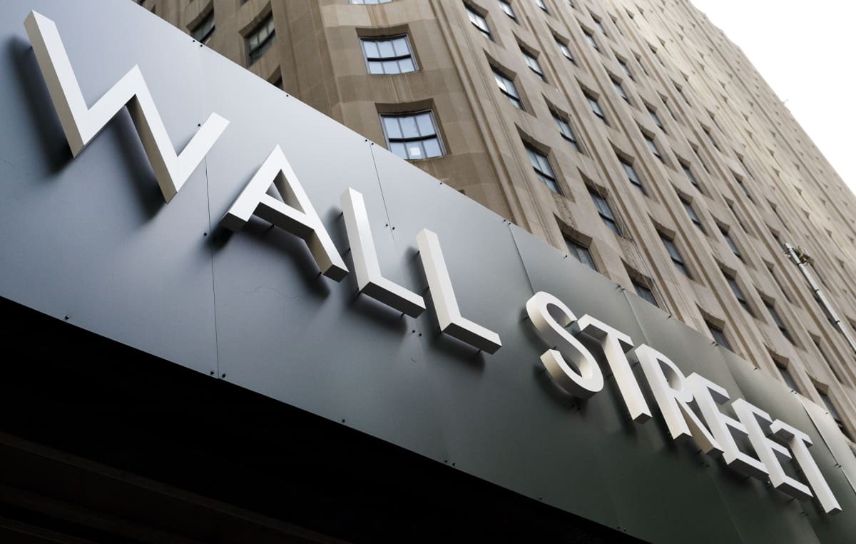 New Yorkin pörssi Wall Street