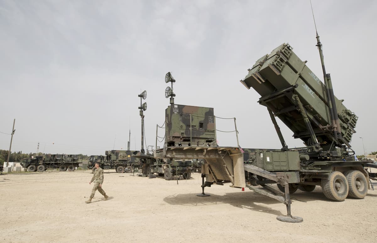 Patriot-ohjuksia on käytössä muun muassa Israelissa. Kuva on Yhdysvaltojen ja Israelin maaliskuussa 2018 järjestetystä yhteisestä sotaharjoituksesta.