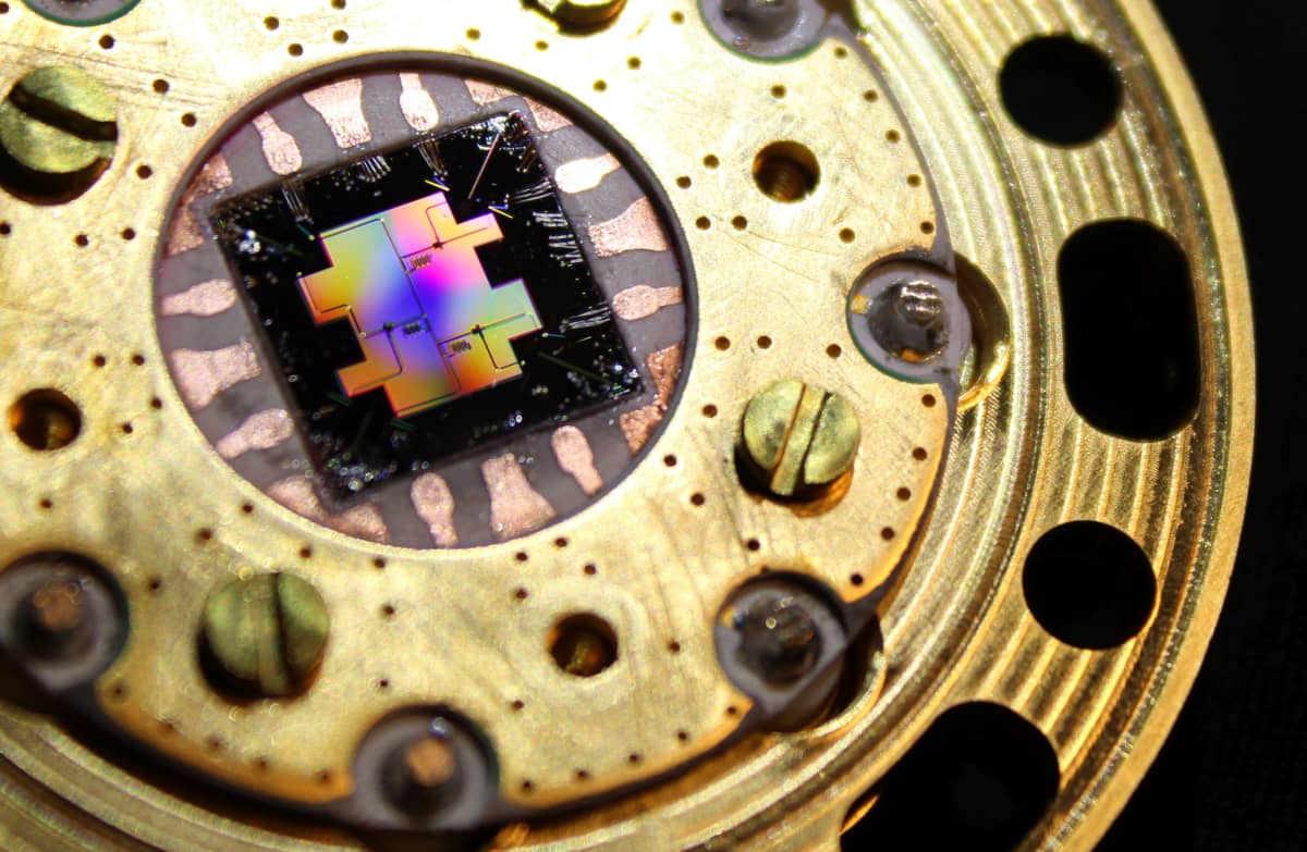 Kvanttitietokoneissa käytettävä quantum-siru