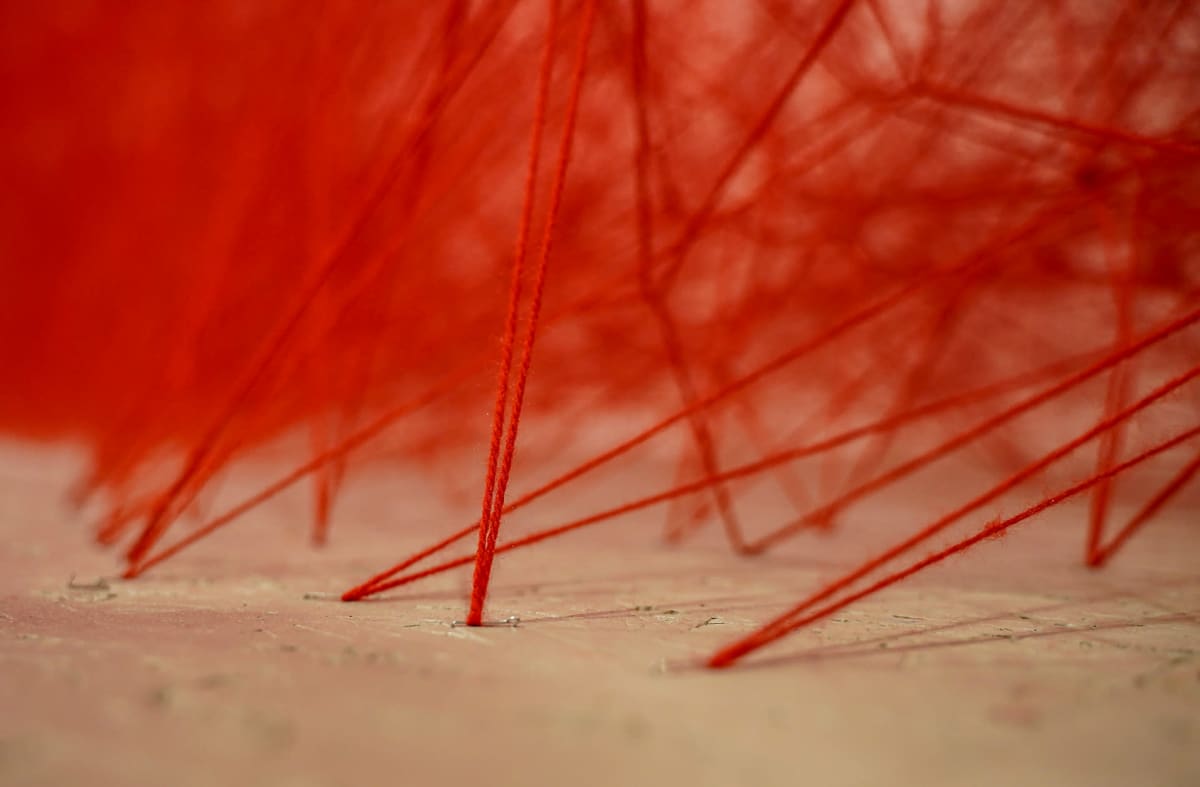 Chiharu Shiota, installaatio, EMMA, nykytaide