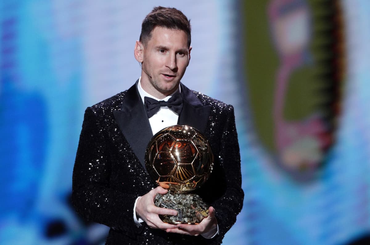 Lionel Messi sai seitsemättä kertaa urallaan Ballon d'Or palkinnon.