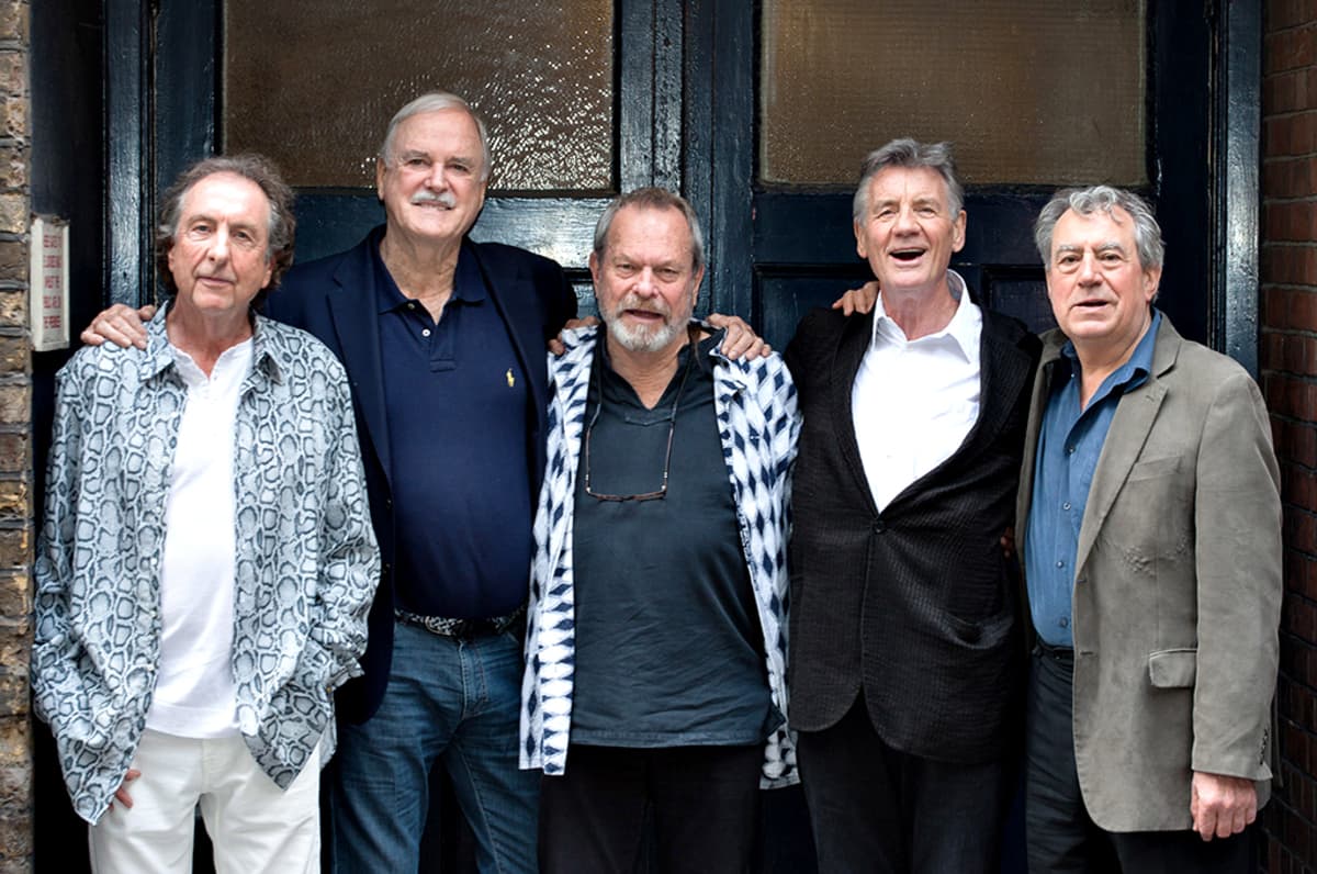 Eric Idle, John Cleese, Terry Gilliam, Michael Palin ja Terry Jones.