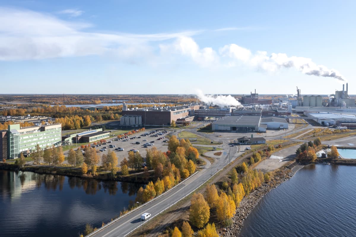 Stora Enson Veitsiluodon tehtaat syyskuussa 2021