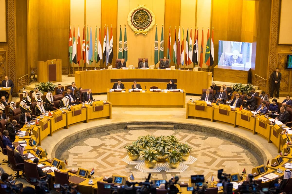 Arabimaat hätäkokouksessa Kairossa joulukuussa 2017. 