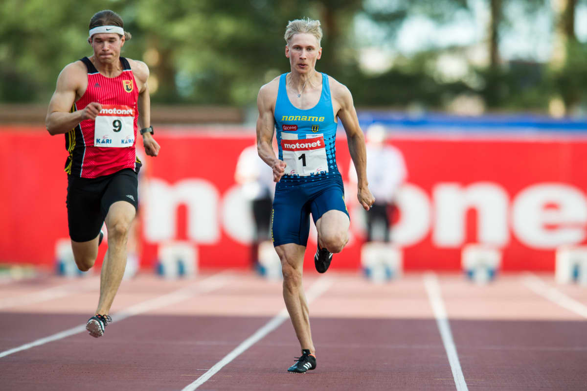 Samuli Samuelsson juoksi uuden 100 metrin Suomen ennätyksen! Tommi Hartosen  yli 20 vuotta vanha ennätys historiaan: 