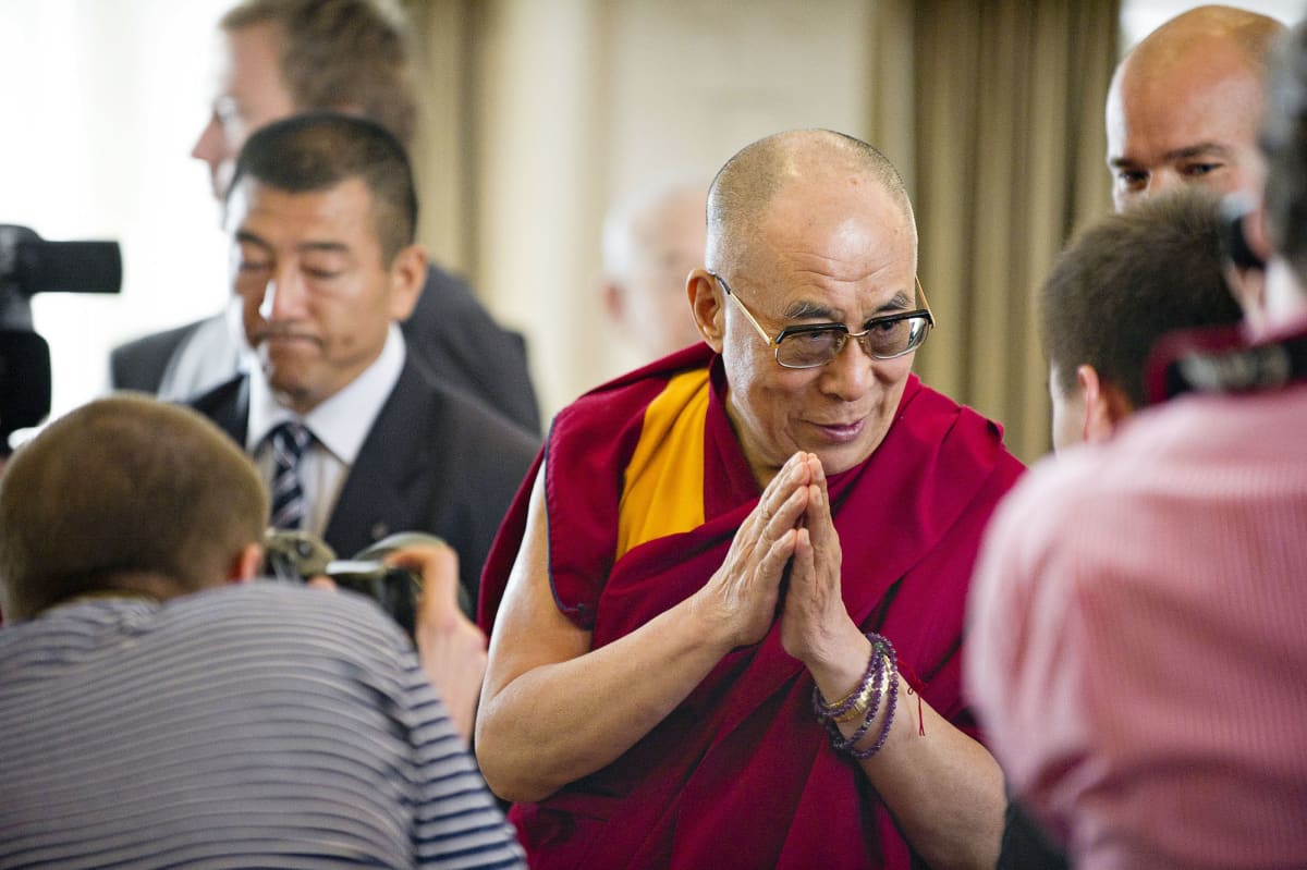Dalai Lama vierailee Suomessa.