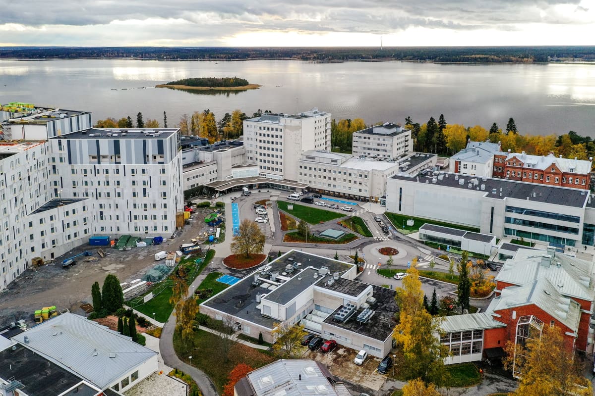 Keskussairaalan H-talo on jo muuttanut kaupunkikuvaa Vaasassa | Yle Uutiset