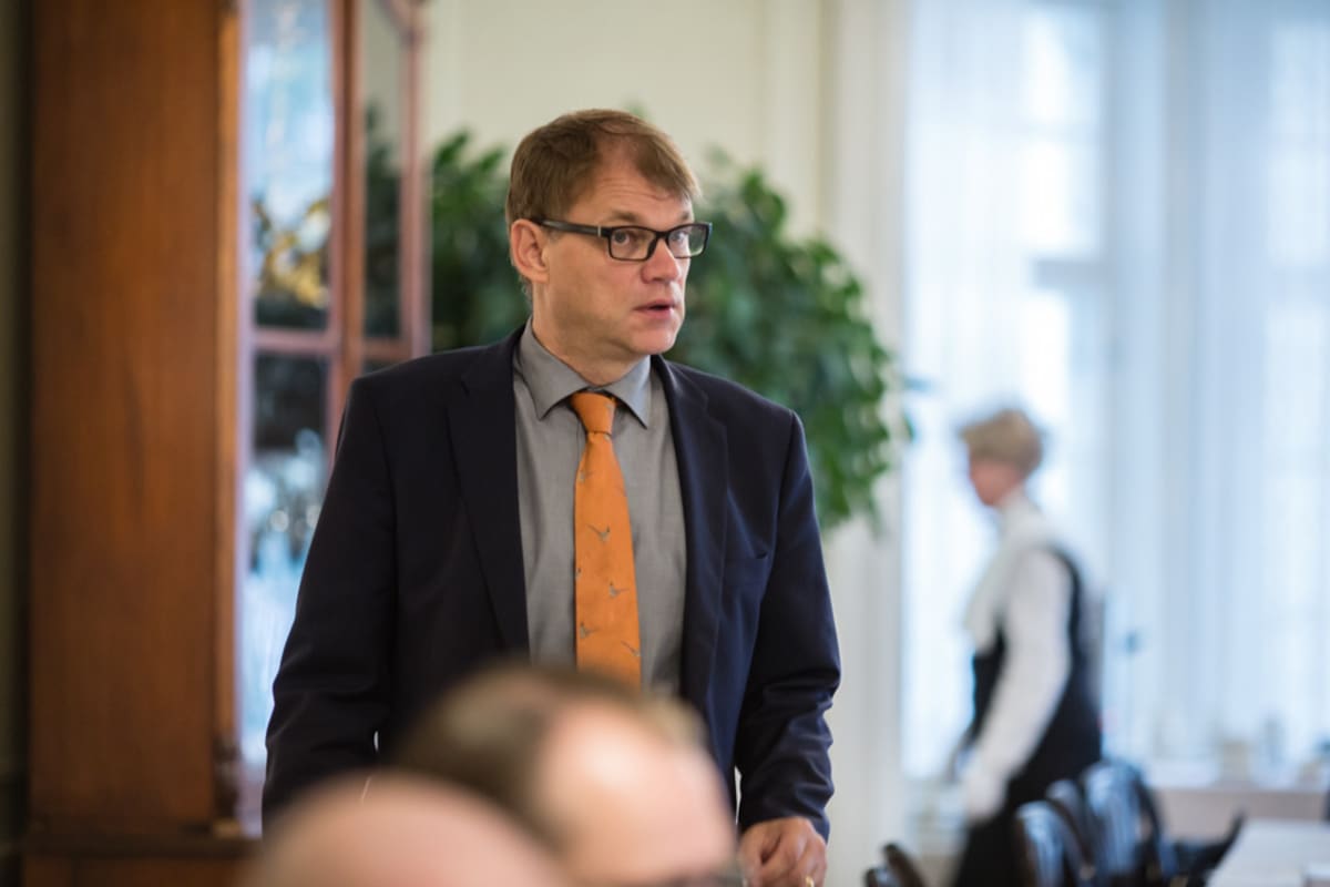 Juha Sipilä Kesärannassa 1. syyskuuta 2016. 