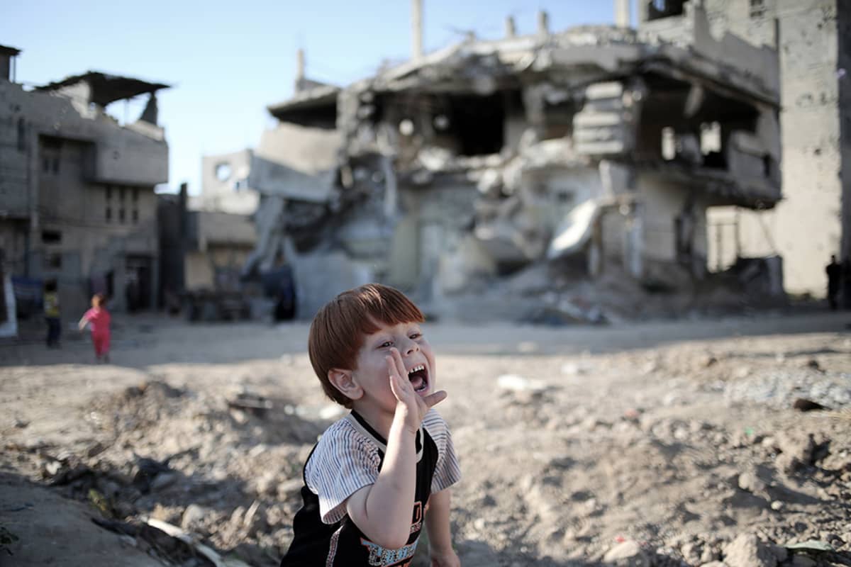 Gazan aika lasketaan pommista pommiin | Yle Uutiset