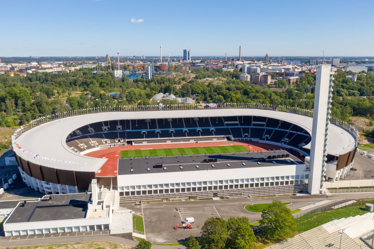 Helsingin Olympiastadion uudistuksen jälkeen