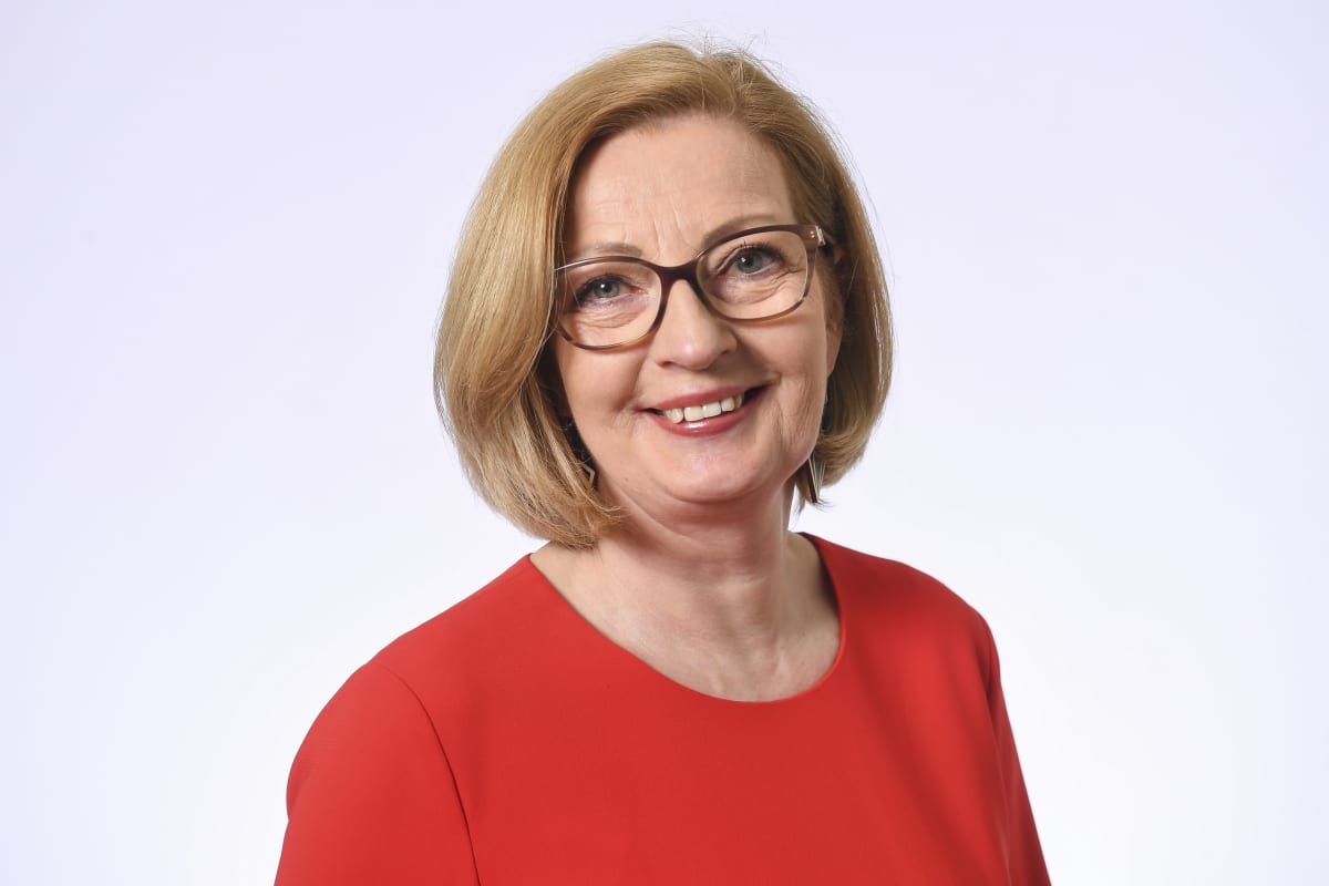 Kansanedustaja Anneli Kiljunen, SDP. 