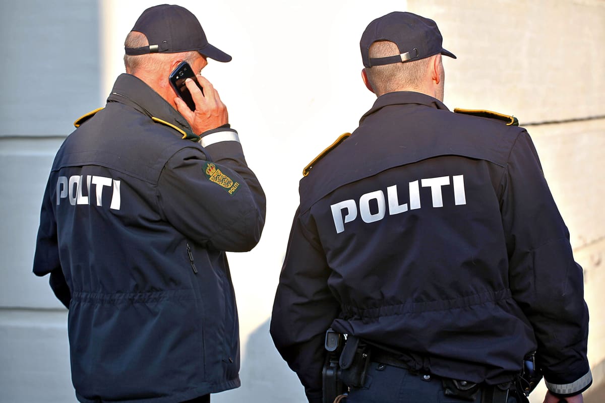 Tanskalaisia poliiseja.