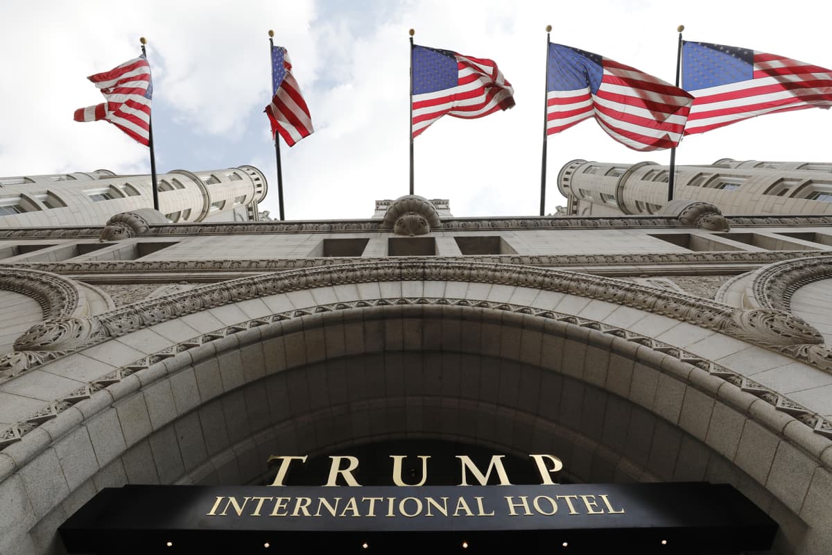 Trump International -hotelli avattiin Washingtonissa syksyllä 2016.