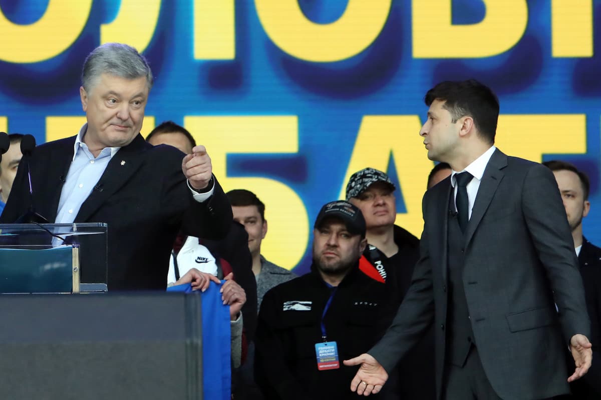 Petro Poroshenko Volodymyr Zelensky 