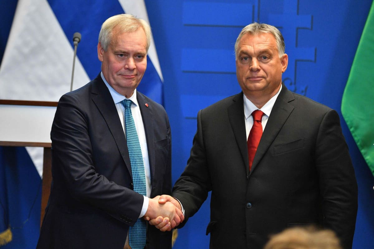 Pääministerit Antti Rinne ja Viktor Orbán tapasivat maanantaina Budapestissa.