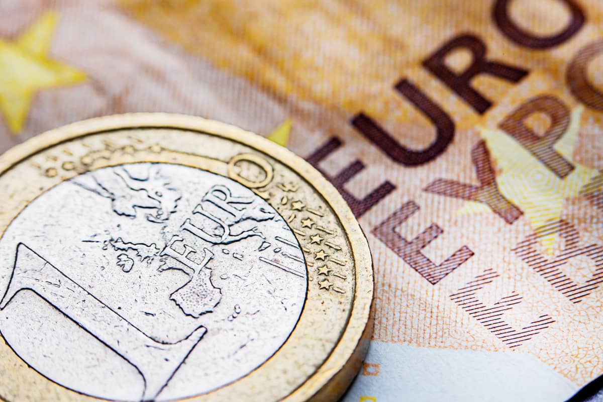 Euron kolikko ja seteli