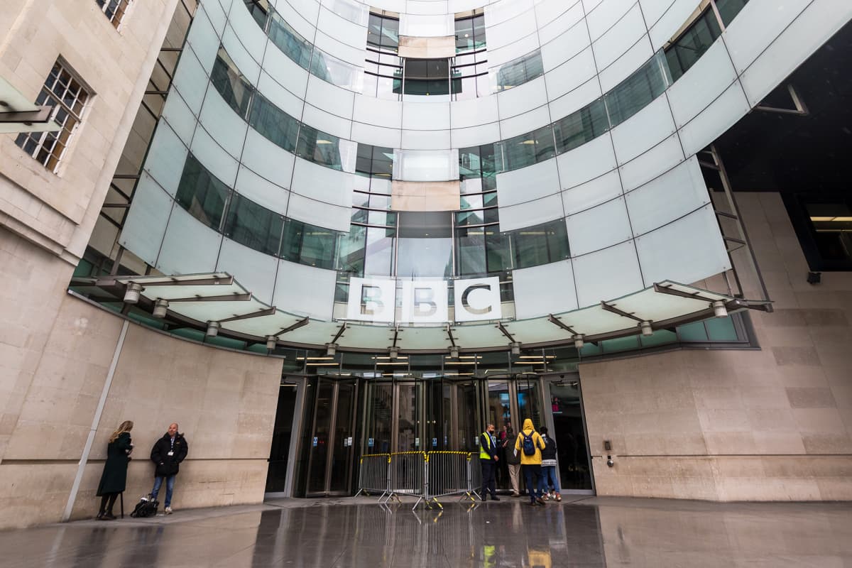 BBC Broadcasting Housen sisäänkäynti Lontoossa.